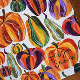 Pumpkins Tea Towel 5 - Freya Snow