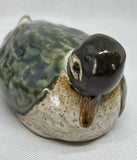 Original Handmade Stoneware Wild Duck - Ceramic Sculpture