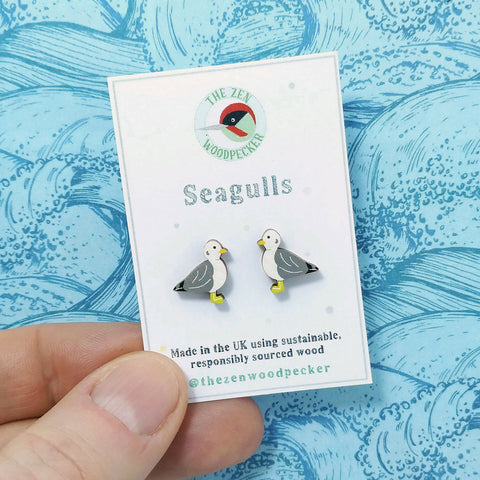 Seagull Earrings