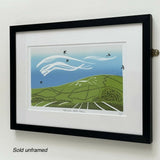 Uffington White Horse Giclee Print