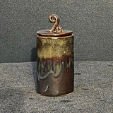 Rich Seam Keepsake Pot - handmade ceramic