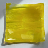 Yellow Wisp - Glass Dish
