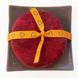 Soap Dish with Rose Geranium and Ylang Ylang Felted Soap - 4 Colourways