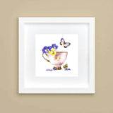 Pink Tea Cup - Limited Edition Giclee Print