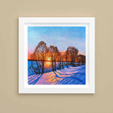 Winter Sunset - Print