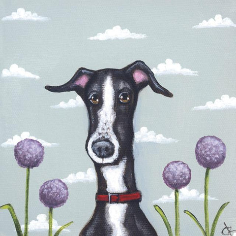 Claire Brierley, Amongst The Alliums, Art Card