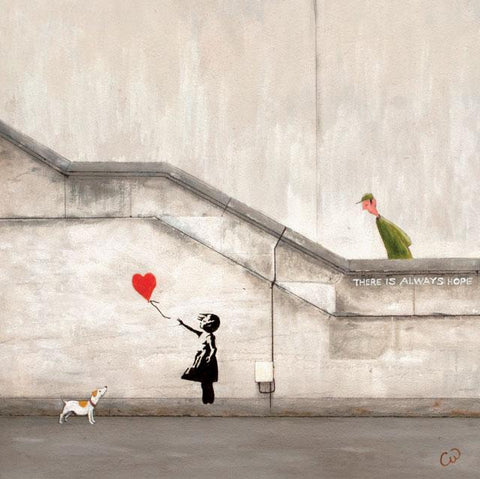 Chris Williamson, Hope (Banksy), Blank Art Greeting Card