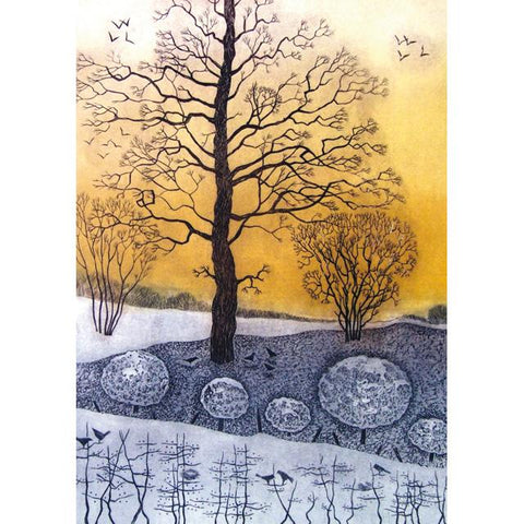 Diana Ashdown, A Winter's Delight, Blank Inside Art Card