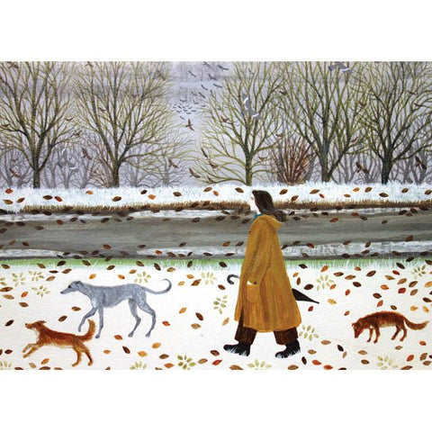 Dee Nickerson, Three's Never A Crowd, Fine Art Greeting Card