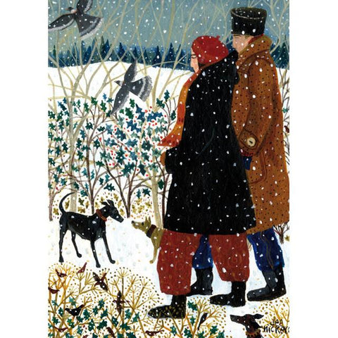 Dee Nickerson, Winter Walk With Dogs