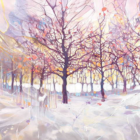Gill Bustamante, The Winter Spell, Fine Art Greeting Card