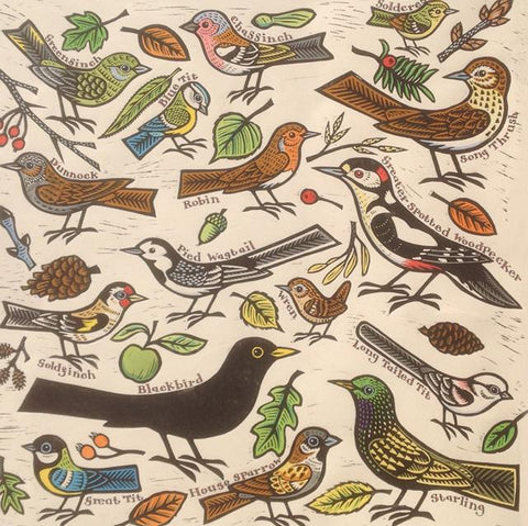 Gerard Hobson, Garden Birds, Art Card