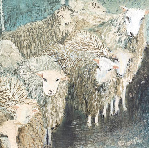 Hannah Hann, Peter's Sheep, Fine Art Greeting Card