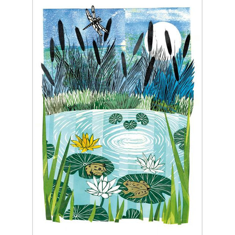 Jane Dignum, The Lily Pond, Art Card
