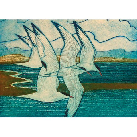 Laurie Rudling, One Good Tern, Fine Art Greeting Card