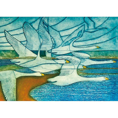 Laurie Rudling, On The Wing Again, Fine Art Greeting Card