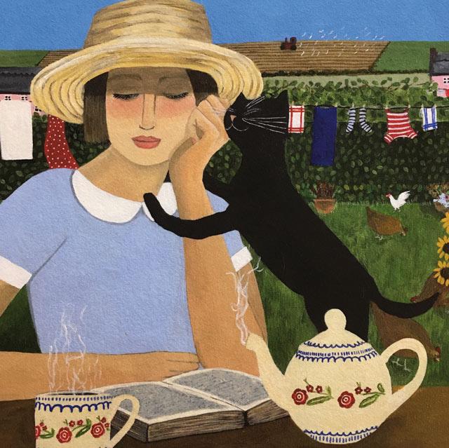 Marcella Cooper, Afternoon Tea, A Fine Art Greeting Card