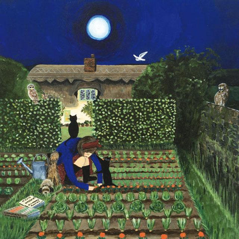 Marcella Cooper, Night Garden, A Fine Art Greeting Card