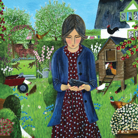 Marcella Cooper, The Fledgling, Blank Art Card