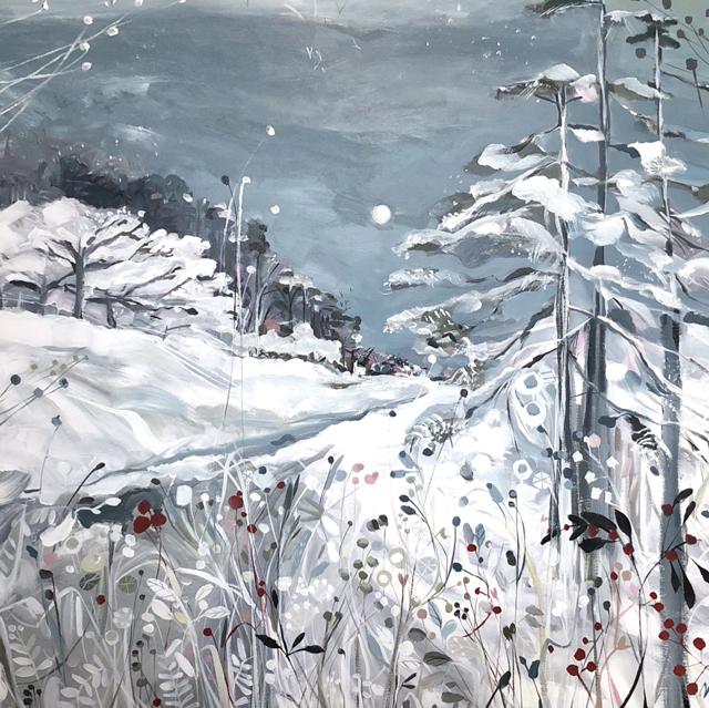 Natalie Rymer, Snowfall, Black Art Card