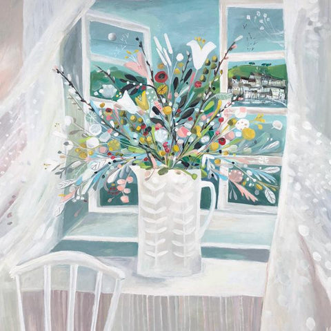 Natalie Rymer, In The Breeze, Fine Art Greeting Card