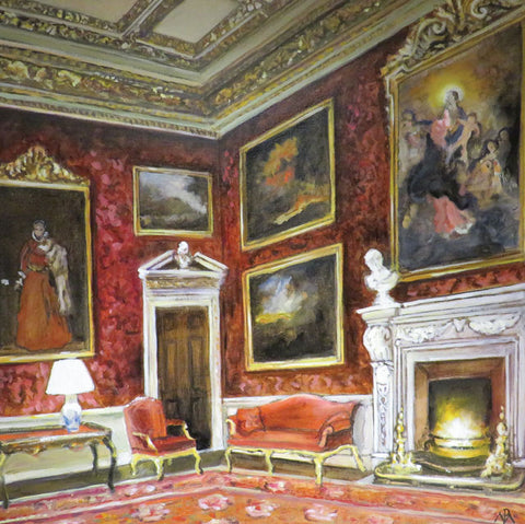 Paul Minter, The South Dining Room, Holkham Hall, Fine Art Greeting Card