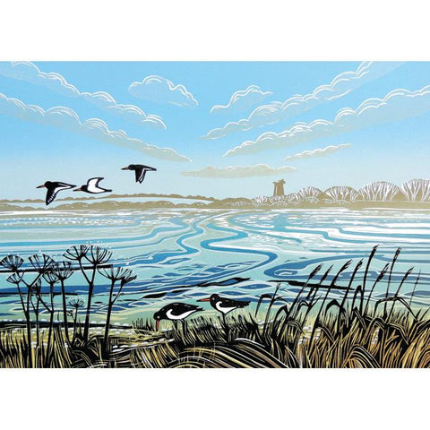Rob Barnes, Waterway, Blank Art Card