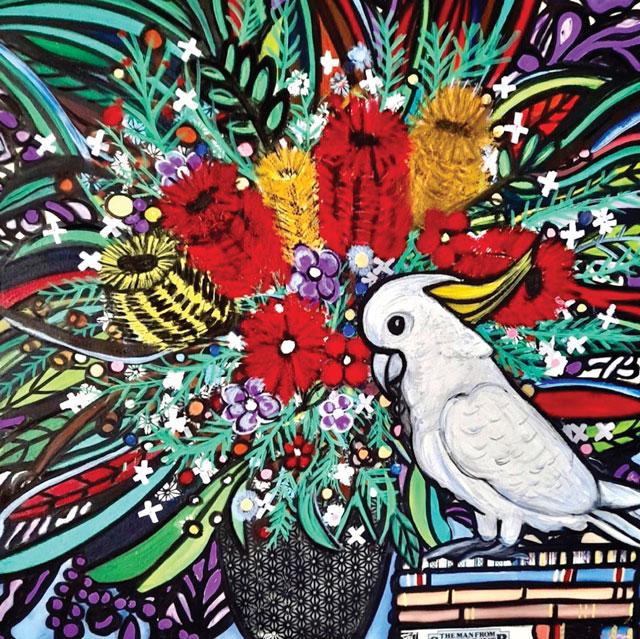 Tracey Esteves, Bird In Paradise, Fine Art Greeting Card