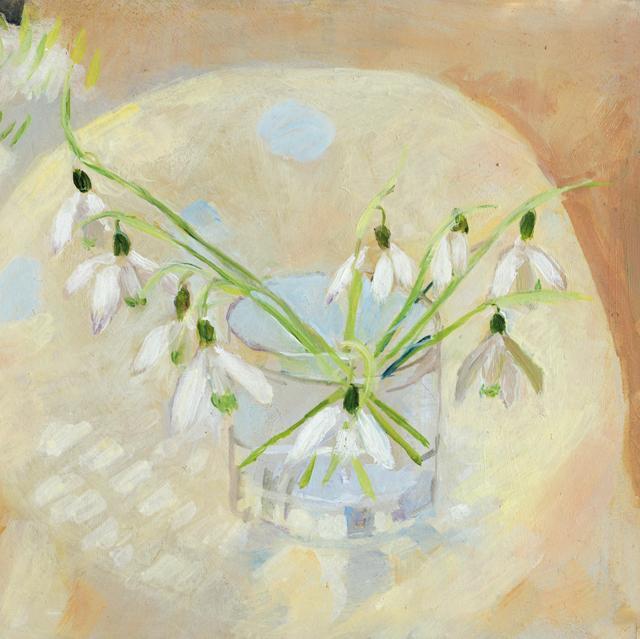 A Small Gift ( Snowdrops), Fine Art Greeting Cards