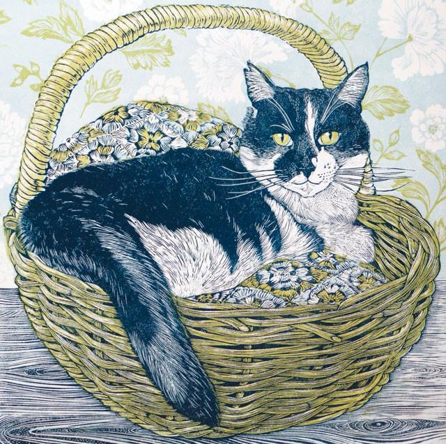 Vanessa Lubach, Cat In A Basket