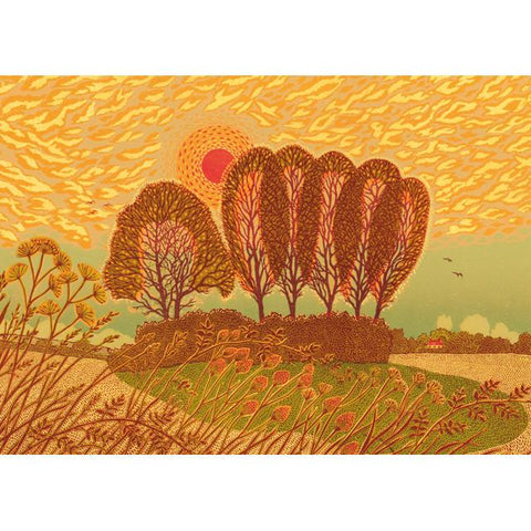 Vanessa Lubach, Across The Fields, Art Card
