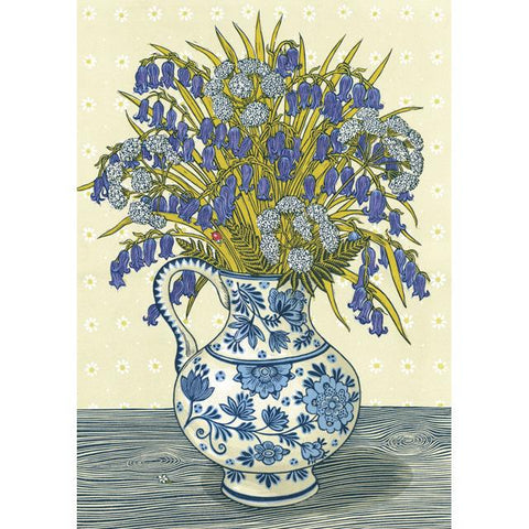 Vanessa Lubach, Bluebells and Cow Parsley, Art Card