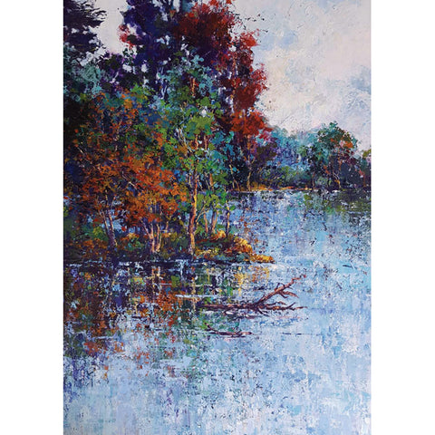 Helen Miles, A Day AT The Lake, Fine Art Greeting Card