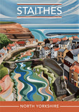 Staithes Travel Poster