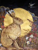 Golden Summer's Eve Saw Hare By Willowherb - Limited Edition Giclee Print