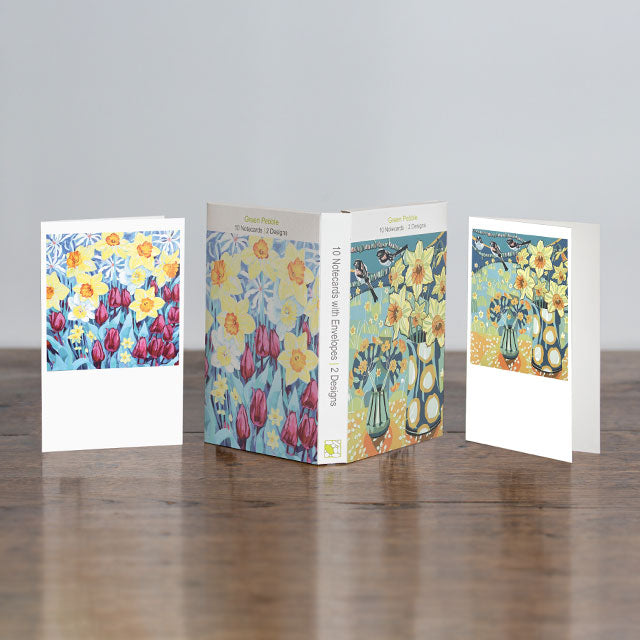 Jenny Hancock, Spring Tails + Trumpets and Goblets, Boxed Set of 10 Note Cards