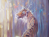 Tiger in the Ether - Canvas Print