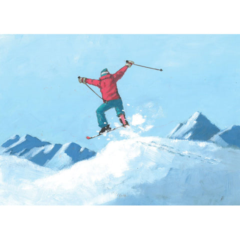 Peter Broadbent, Top Of The World, Fine Art Greetings Card
