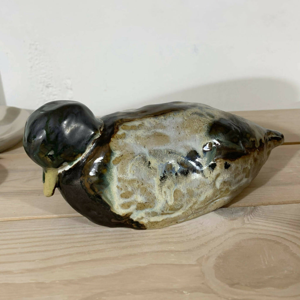 Wild Duck - Stoneware Glazed - Handmade