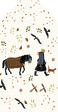 TAG DN0 06 - Walking The Horse - Set of 5 gift tags