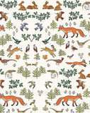 Mr Fox, Ivory - Gift Wrap - 1 Sheet