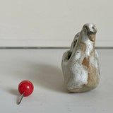 Swan and baby - Ceramic miniature