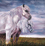 Moorland Ponies - Original Oil Painting