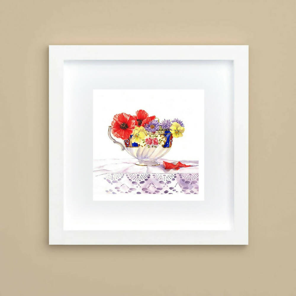 Poppies and Lace - Limited Edition Giclee Print