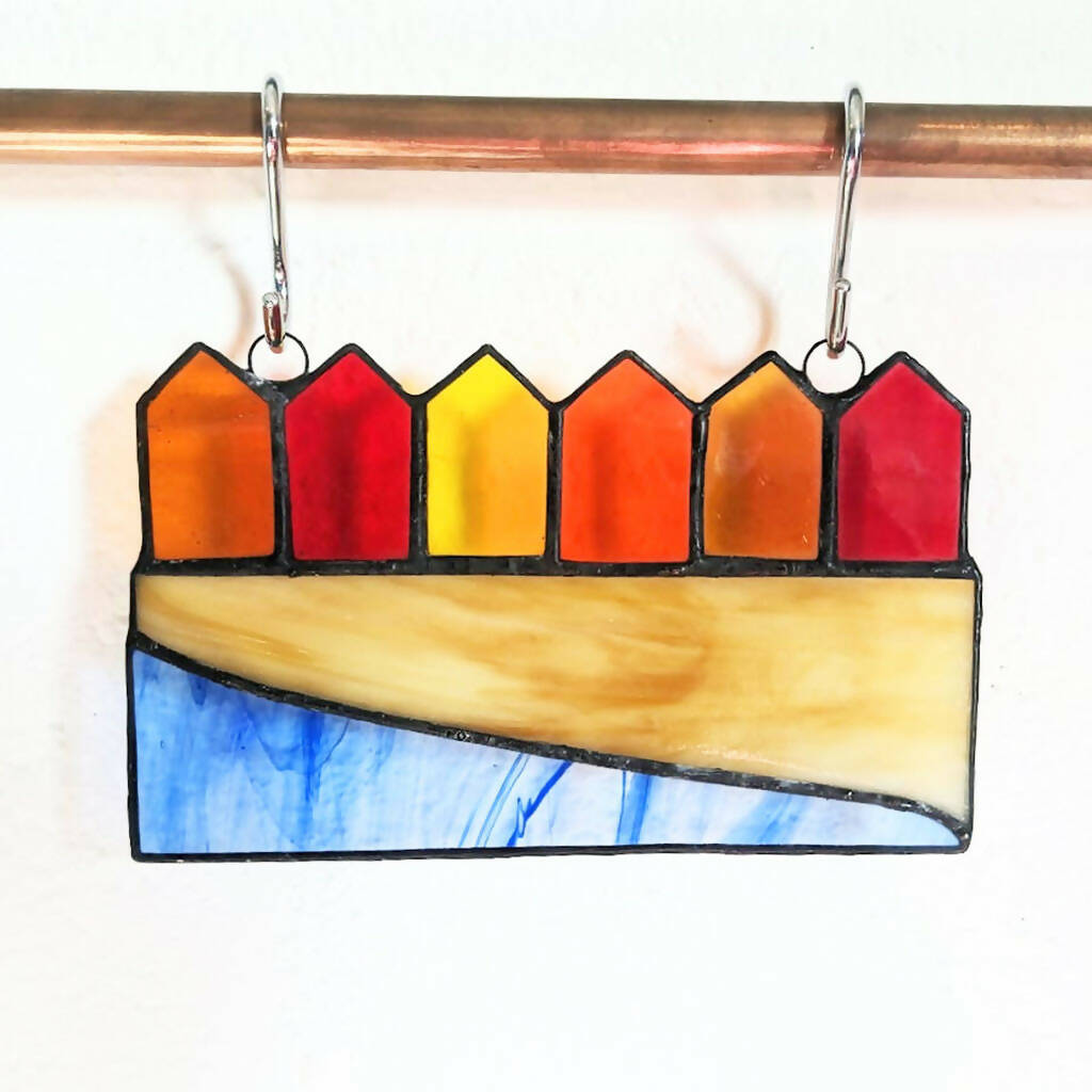 Suffolk Beach Huts - Stained Glass