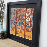 Snowdrop Forest - Framed Giclee Print